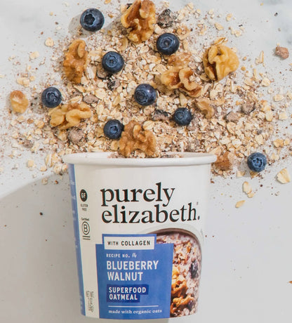 Blueberry Walnut Superfood Oat Cup with Collagen