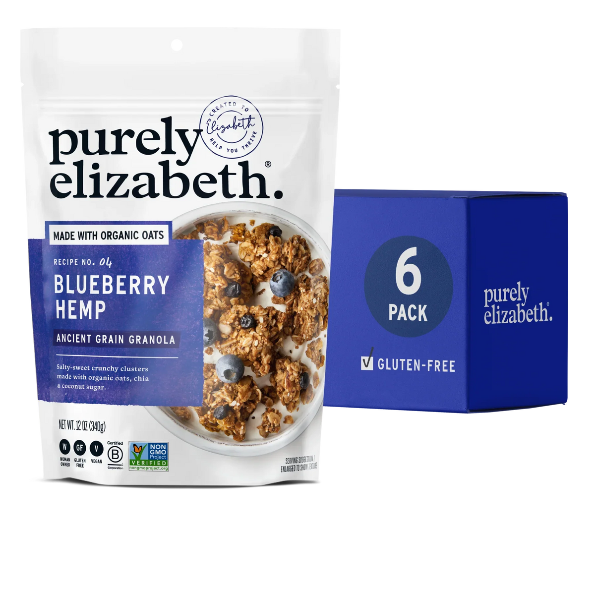 Blueberry Hemp Ancient Grain Granola