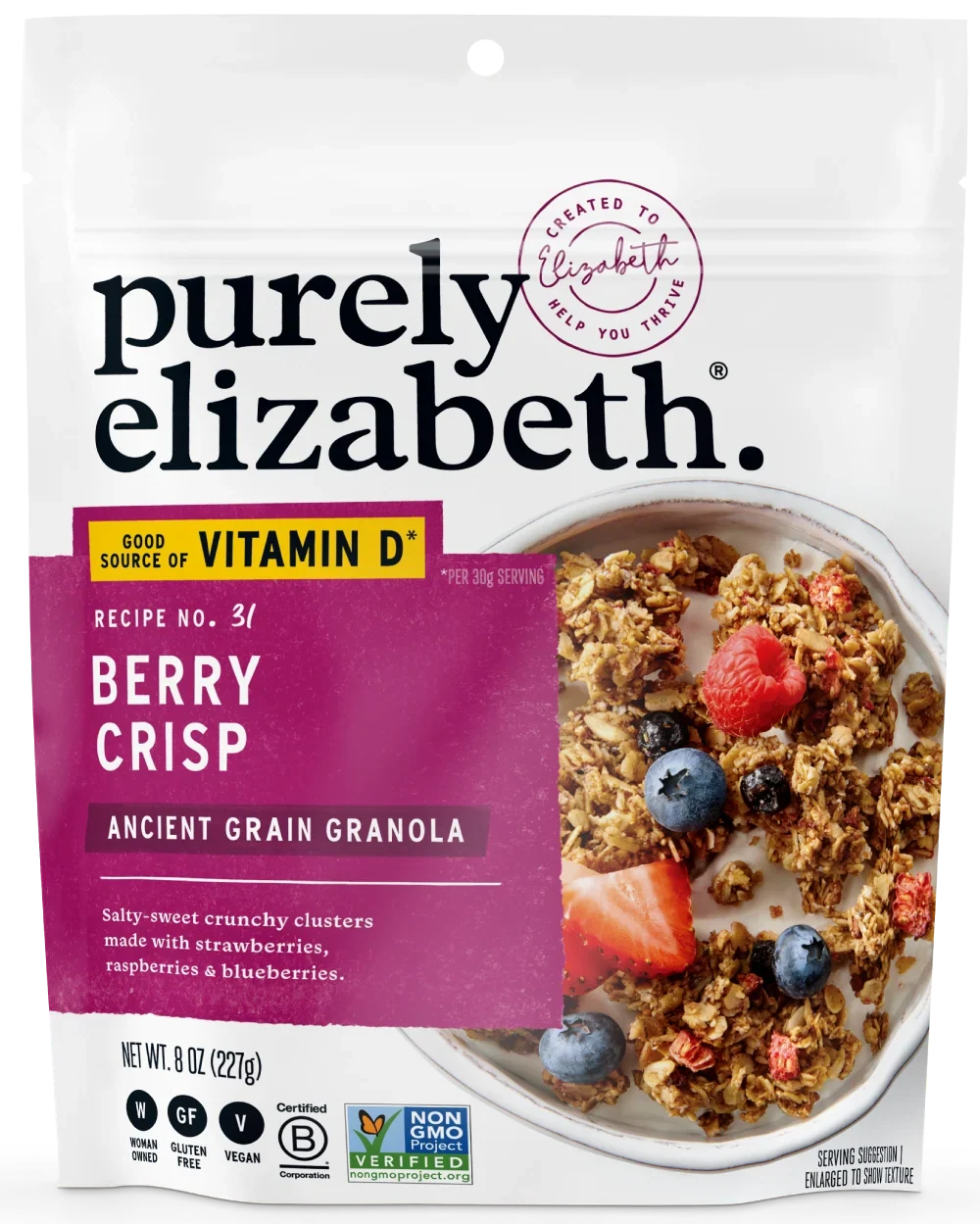 Berry Crisp Ancient Grain Granola with Vitamin D