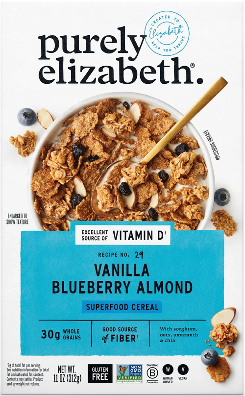 Vanilla Blueberry Almond Superfood Cereal with Vitamin D