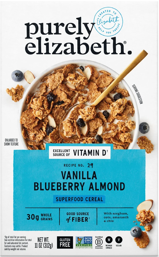 Vanilla Blueberry Almond Superfood Cereal with Vitamin D