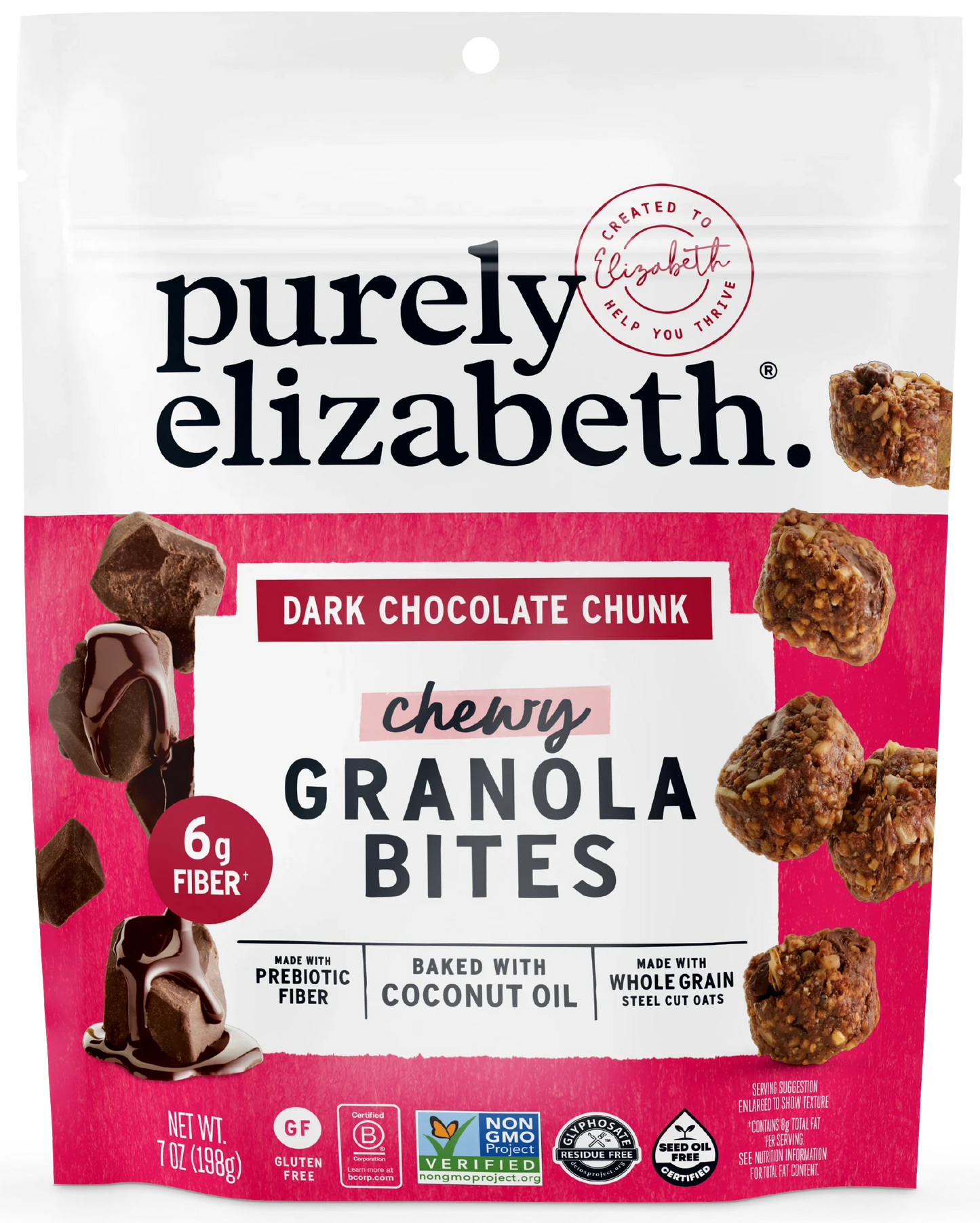 Dark Chocolate Chunk Granola Bites
